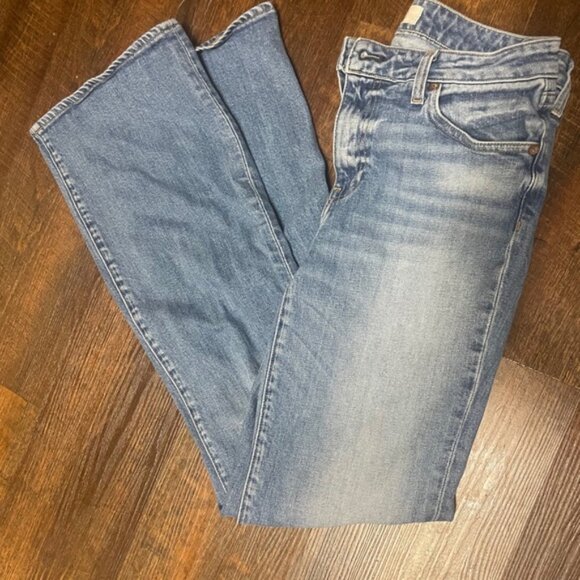 Vintage Blue Flare Wide Leg Jeans - Picture 1 of 9